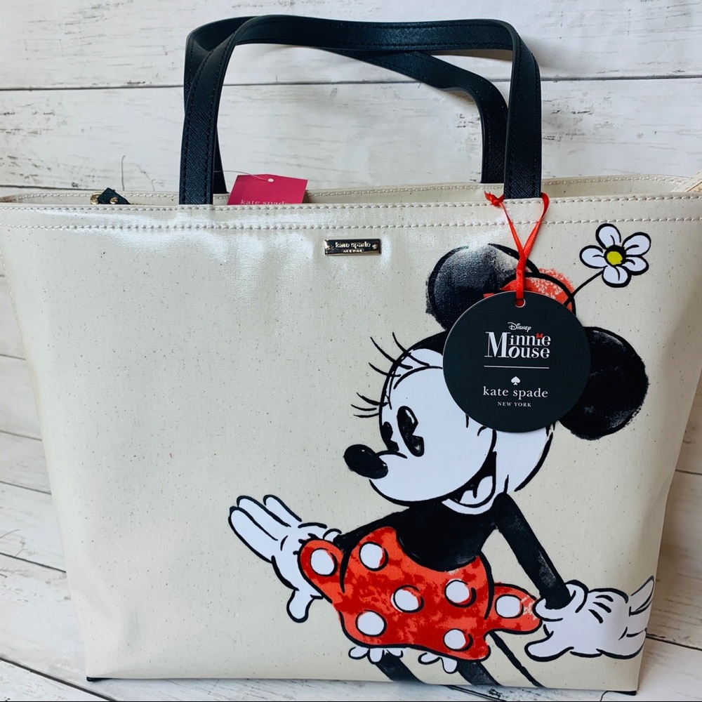 Disney Minnie Mouse Kate spade Tote BRAND NEW - Picture 5 of 9